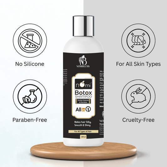 Nomi Botox Shampoo – All-in-One Deep Nourishment & Repair for Silky, Smooth Hair